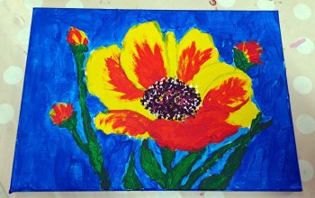 Maľba neónovými farbami